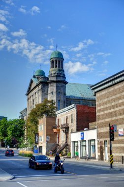 MONTREAL, QC, CANADA - SEPTEMBER 2017: Historical center in sunny weather, HDR Image 