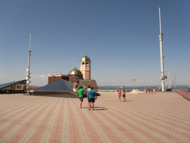 ODESSA, UKRAINE - JULY 2013: Historical center in summertime