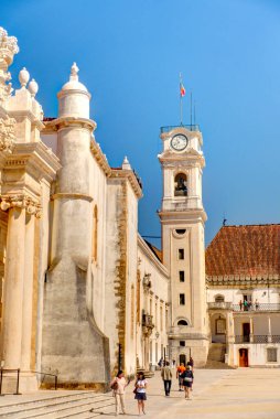 Coimbra, Portugal - July 2019 : Historical center in sunny weather
