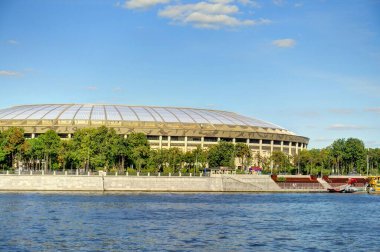 MOSCOW, RUSSIA - AUGUST 2018: Historical center in sunny weather, HDR image