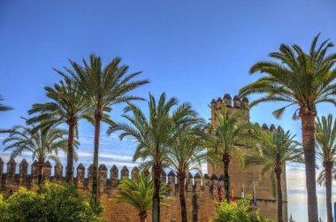 CORDOBA, SPAIN - April 2017: Historical center in springtime, HDR image