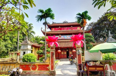 Haiphong, Vietnam - November 2020 : Historical center in cloudy weather
