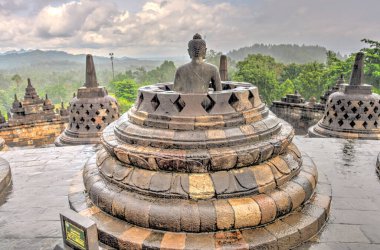 borobudur tapınağı, java, Endonezya