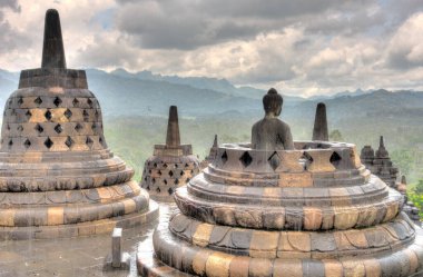 borobudur tapınağı, java, Endonezya