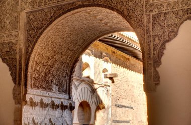 Sevilla, Spain - January 2019 : Historical center in sunny weather