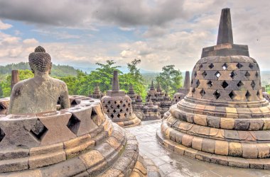 borobudur tapınağı, java, Endonezya