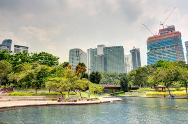 Kuala Lumpur, Malaysia - March 2019 : Historical center, HDR image