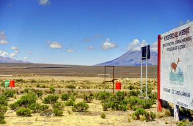 Scenic view of Altiplano Landscape, Peru