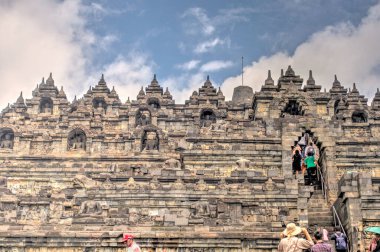 borobudur tapınağı, java, Endonezya