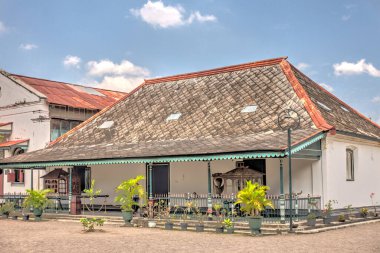 YOGYAKARTA, INDONESIA - APRIL 2019: Kraton Palace in sunny weather