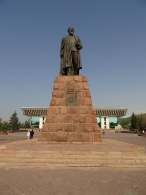 ALMATY, KAZAKHSTAN - APRIL 2016 : City center in springtime
