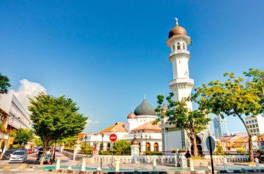 Penang, Malaysia - March 2019 : Historical center in springtime