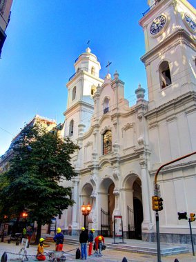 BUENOS AIRES, ARGENTINA - APRIL 2014 : Historical center of old city