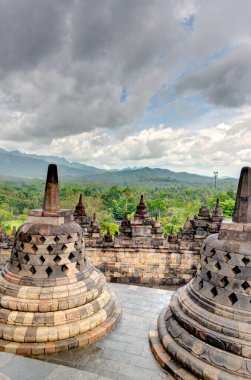 borobudur tapınağı, java, Endonezya