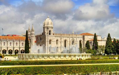 LISBON, PORTUGAL - APRIL 2018: Historical center view, HDR Image