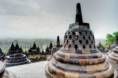 borobudur tapınağı, java, Endonezya