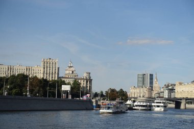 MOSCOW, RUSSIA - AUGUST 2018: Historical center in sunny weather, HDR image