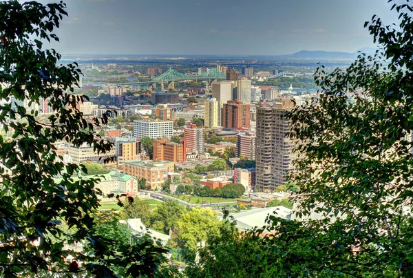 Montreal Canada September 2019 Cityscape Mont Royal Park Hdr Image — Foto de Stock