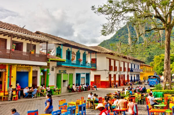 Hdr Image Made Jardin Antioquia Colombia — Stock Photo, Image