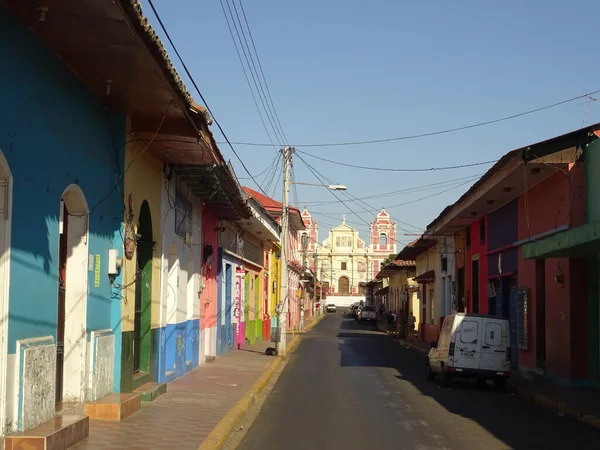 Leon Nicaragua January 2016 Historical Center View Hdr Image — Zdjęcie stockowe