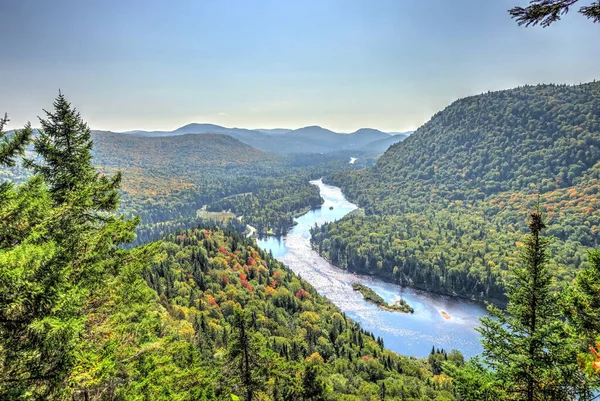 Jacques Cartier River National Park Quebec Canadav — Foto Stock