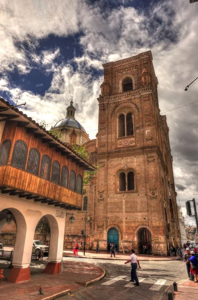 Cuenca Ecuador April 2018 Historical Landmarks View Hdr Image — Foto Stock