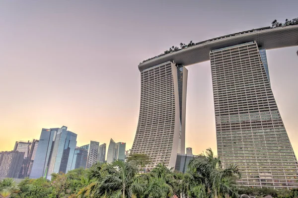 Singapore March 2019 Gardens Bay Dusk — Stockfoto