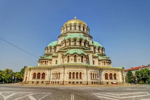 Sofia Bulgaria April 2021 Historical Center Springtime — Stockfoto