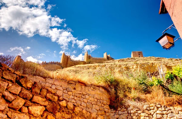 Albarracin Spain June 2019 Historical Center Sunny Weather Hdr Image — Stockfoto