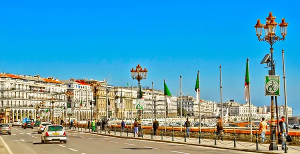 Algiers Algeria March 2020 Colonial Architecture Sunny Weather Hdr Image — 图库照片