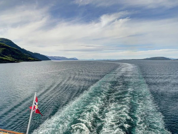 Ημερήσια Προβολή Των Νήσων Lofoten Νορβηγία — Φωτογραφία Αρχείου