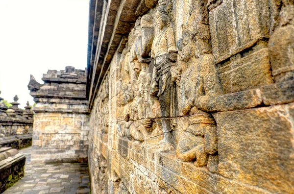 Borobudur Tempel Java Indonesië — Stockfoto