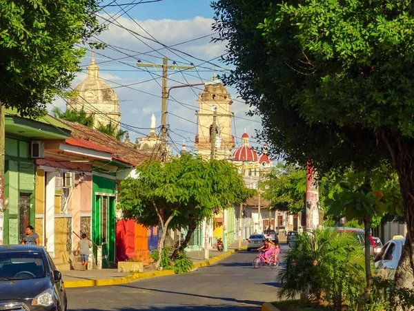 Granada Nicaragua January 2016 Historical Center Sunny Weather — Stockfoto