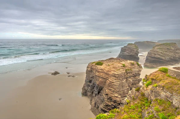 Catedrais Beach Galicia Northern Spain – stockfoto