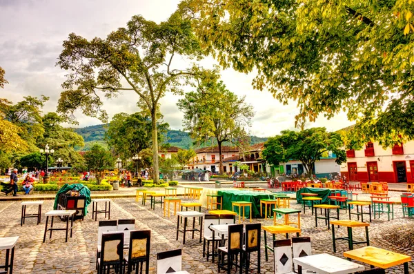 Hdr Image Made Jardin Antioquia Colombia — стокове фото