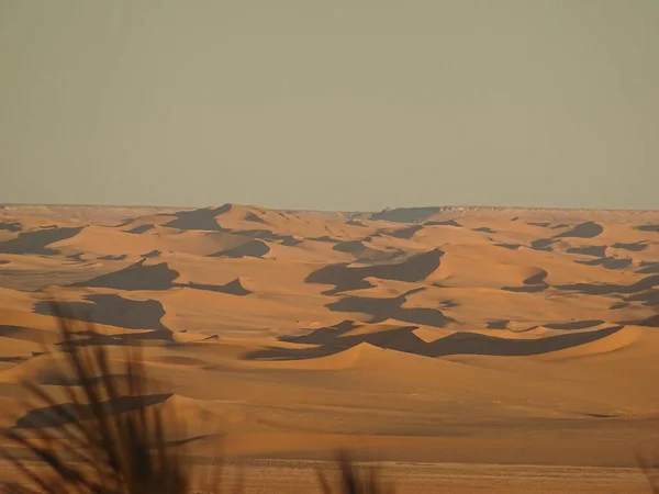 Timimoun Algeria March 2016 Saharan Desert Sunny Weather — Zdjęcie stockowe