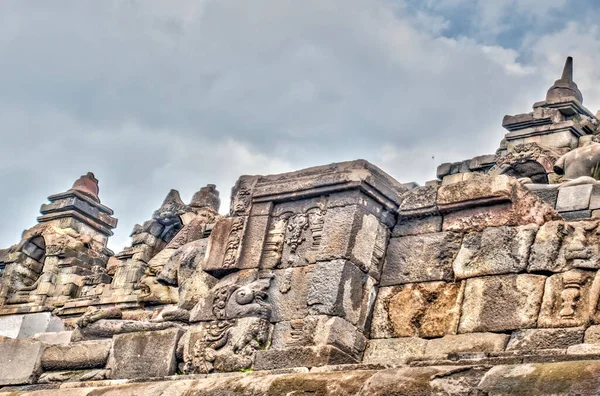 Borobudur Tapınağı Java Endonezya — Stok fotoğraf