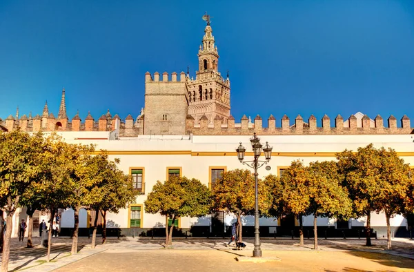 Sevilla Spain January 2019 Historical Center Sunny Weather — Fotografia de Stock