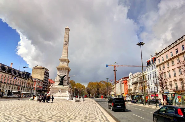 Lisbon Portugal April 2018 Historical Center View Hdr Image — 图库照片