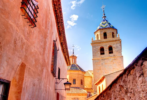 Albarracin Spain June 2019 Historical Center Sunny Weather Hdr Image — Foto Stock