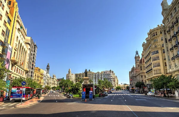 Valencia Spain June 2017 City Center Summertime — 图库照片