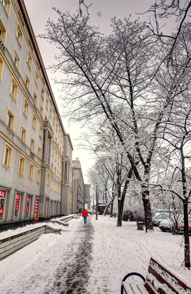 Krakow Winter Poland — Stockfoto