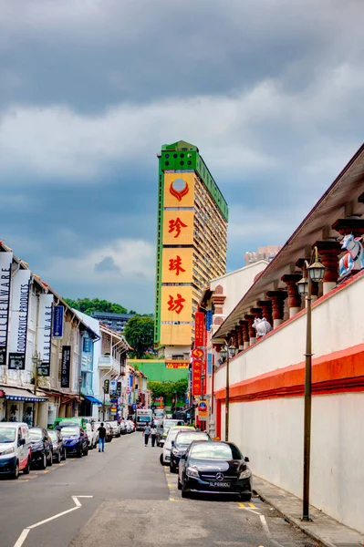 Singapore - March 2019 : Little India in sunny weather