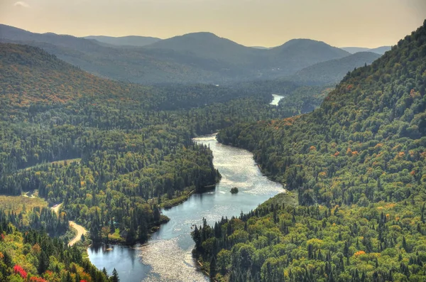 Jacques Cartier River National Park Quebec Canadav — Foto Stock