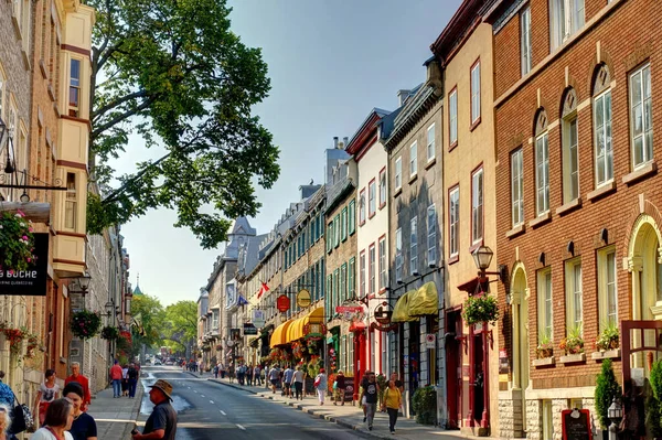 Quebec City Canada September 2017 Historical Center View Hdr Image — Stockfoto