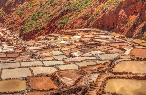 Maras Salt Mine Cuzco Peru — Zdjęcie stockowe