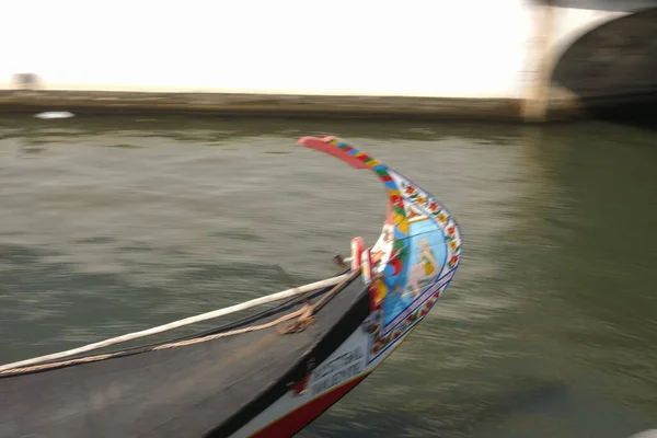 Aveiro Portugal July 2019 Boat Costa Nova Beach Summertime — Foto Stock