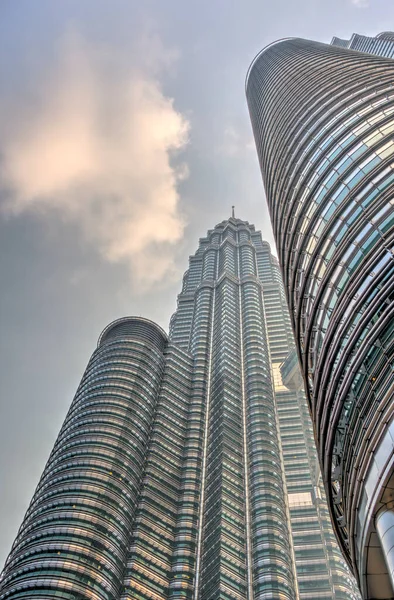 Куала Лумпур Малайзия Март 2019 Года Башни Петронас Klcc Hdr — стоковое фото