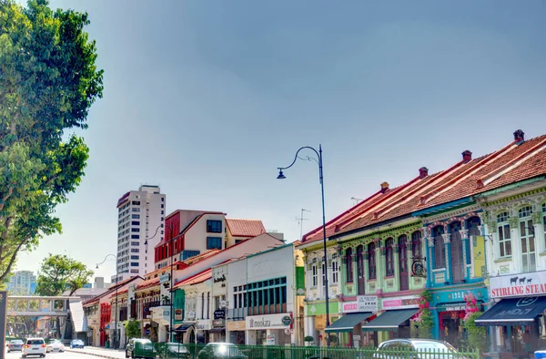 Singapore March 2019 Little India Sunny Weather — Stock Fotó