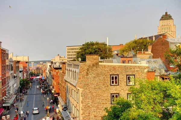 Quebec City Canada September 2017 Historical Center View Hdr Image — Fotografia de Stock